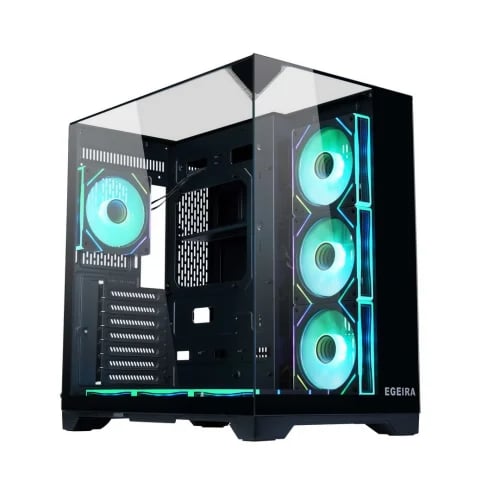 EGEIRA Vision Pro Black 7 ARGB Fans | كيس أسود 7 م...