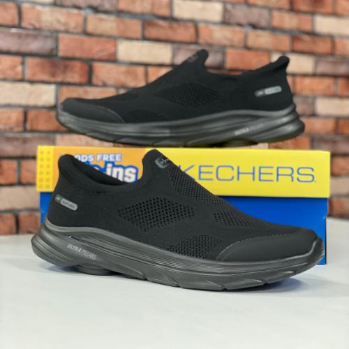 سكتشرز رجالي 216784/BBK حذاء سليب أون جو ووك 8 أخر...