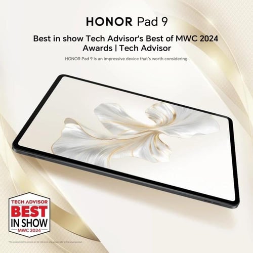 تابلت هونر Pad ‎9 ‎ واي فاي مع لوحة مفاتيح 2024