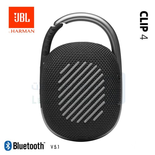 جي بي ال كليب 4 مكبر صوت بلوتوث محمول، اسود-JBL