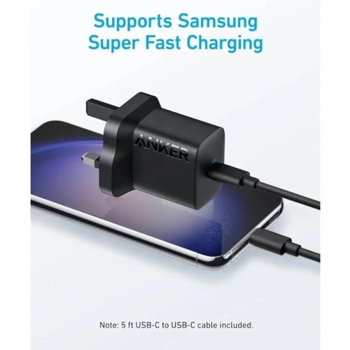 راس جداري انكر 30 واط منفذ واحد ANKER - TYPCE-C