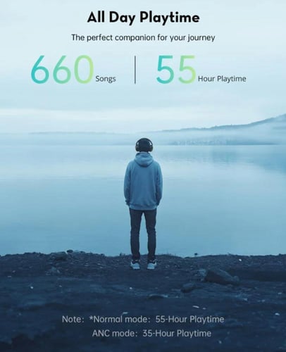 سماعة راس راف باور - اسود