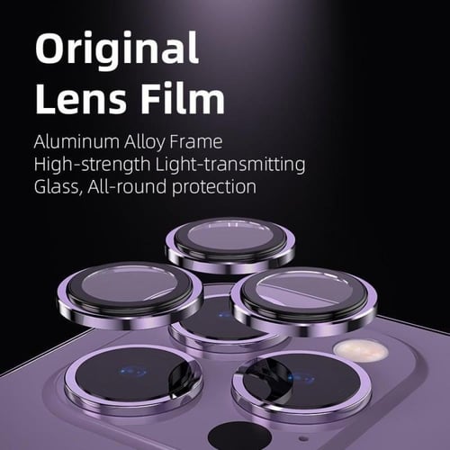 عدسات حماية كاميرا ايفون 14 برو/ برو ماكس لون سيلف...