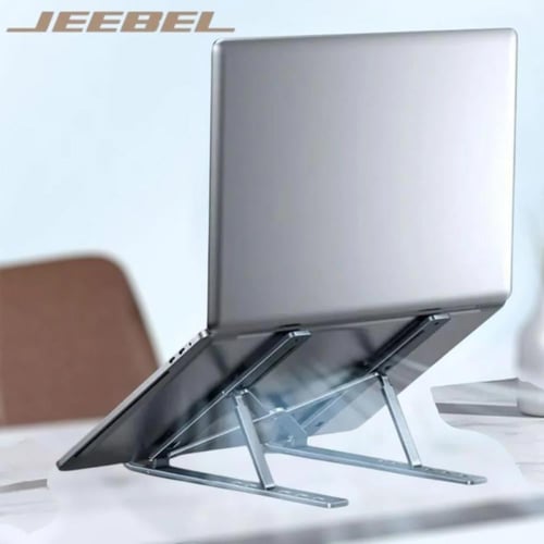 حامل لابتوب ألومنيوم Jeebel قابل للطي – خفيف ومتين