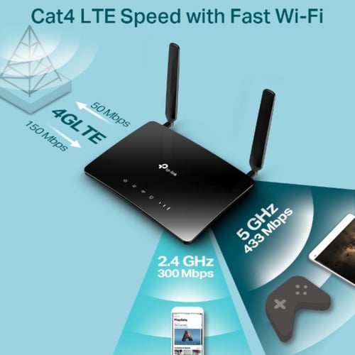 راوتر تي بي لينك لاسلكي يدعم تقنية 4G LTE طراز – A...