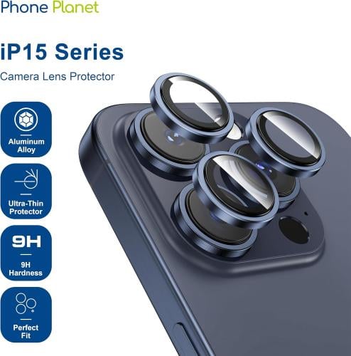 عدسات حماية كاميرا ايفون 15 برو/ برو ماكس تيتانيوم...