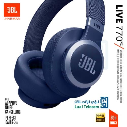 سماعات الرأس Live 770 NC اللاسلكية فوق الأذن مع خا...