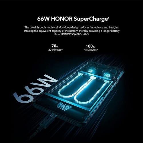 هونر 50 -256GB - 5G - فروست كريستال