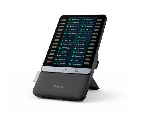 وحدة توسعة Yealink EXP50 - شاشة 5.5 بوصة - 78 مفتا...