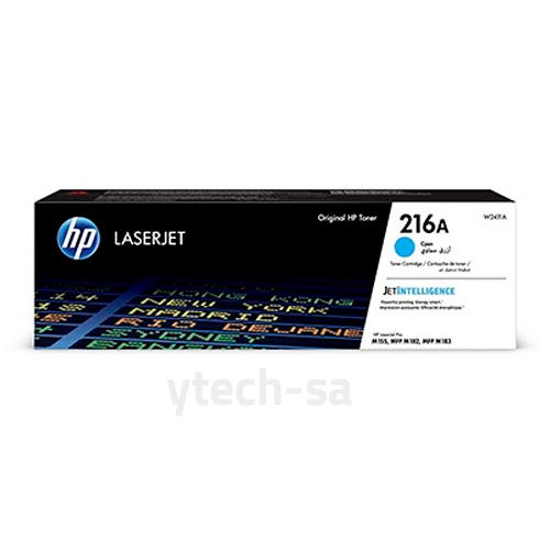 حبر طابعة ليزر جيت 216A سماوي HP 216A LaserJet cya...