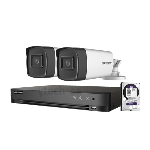 2 كاميرا مراقبة خارجية هيكفجن 5 ميغا Hikvision 5MP...