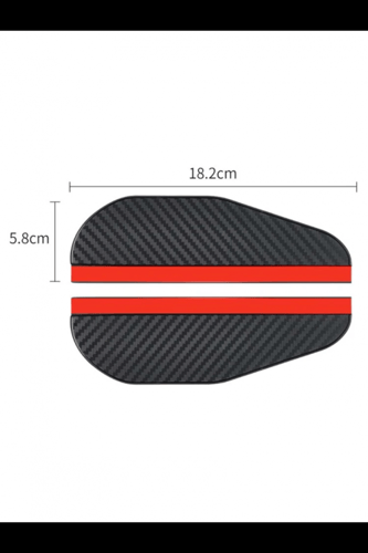 عازل المطر للمراية قطعتين