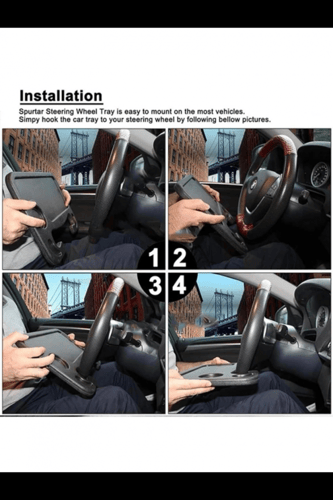 طاولة للسيارة جهتين