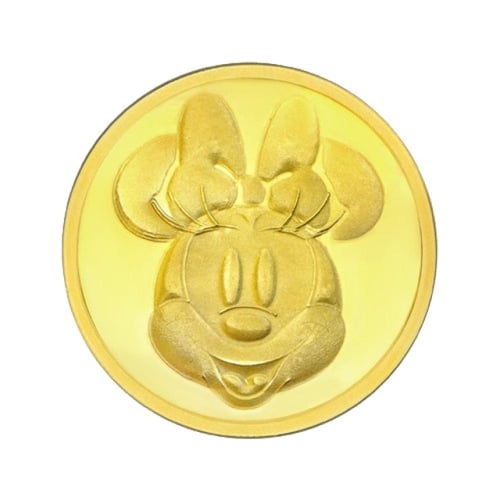 جنيه ذهب ميني ماوس وزن 4 قرام عيار 24