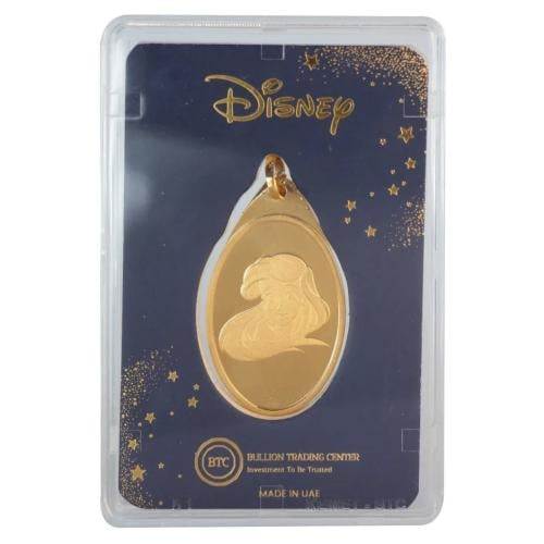 سبيكة بتعليقة حورية البحر ديزني وزن 31.45 قرام عيا...