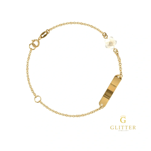 اسورة نسائية مزينة بوردة صدف