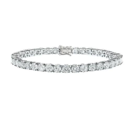 أساور فضة عريضة - تنس كبير