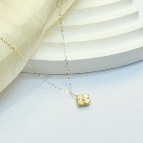 سلسال ذهب فان كليف مزين بالزركون