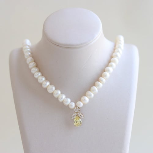 عقد الدمعة الامعة الوزن 1،1 جرام