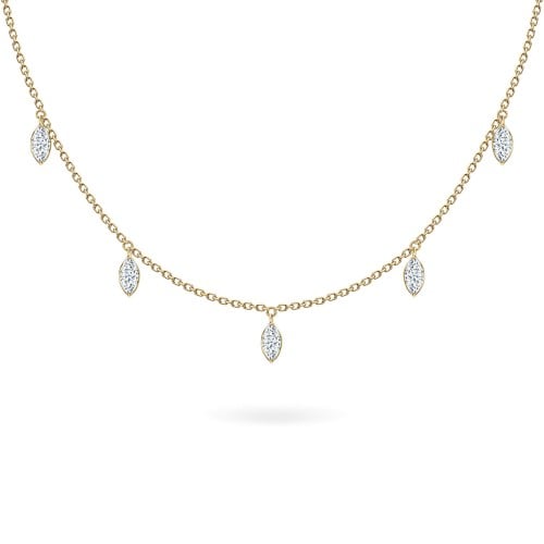 تشوكر ماركيز 7 حبات , الوزن 1.9 g ذهب عيار ١٨