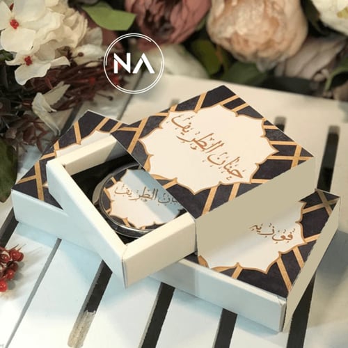 بوكس مرايا ملكي بالاسم – أسود وذهبي فاخر