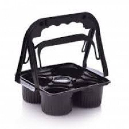 حامل اكواب رباعي بلاستيك كرتون 200 حبه