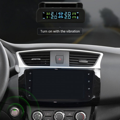 جهاز مراقبة ضغط إطارات السيارة بالطاقة الشمسية مع...