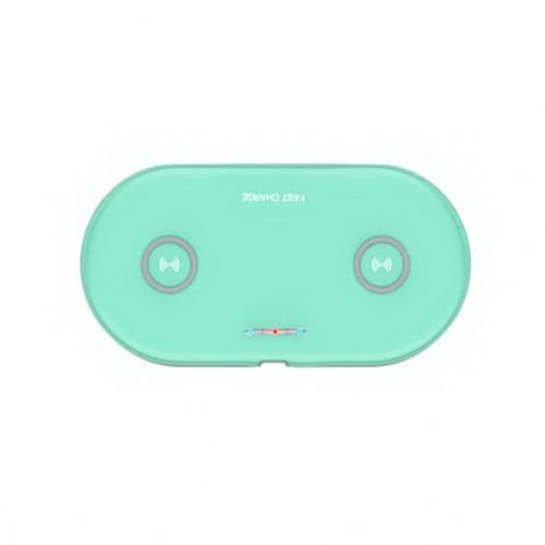 شاحن لاسلكي ثنائي بقوة 20 واط يدعم الشحن السريع لل...