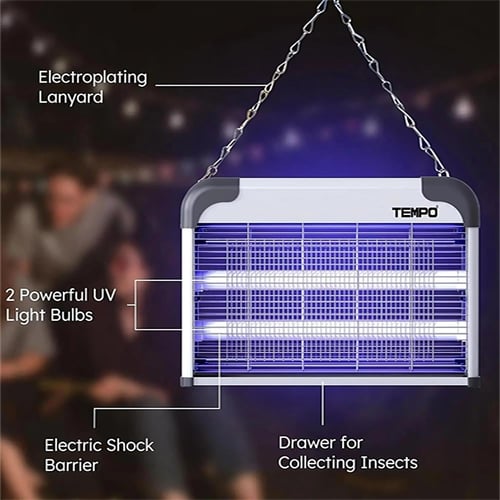 صاعق حشرات كهربائي مقاس 2×8 بقوة 16 واط – فعال وآم...