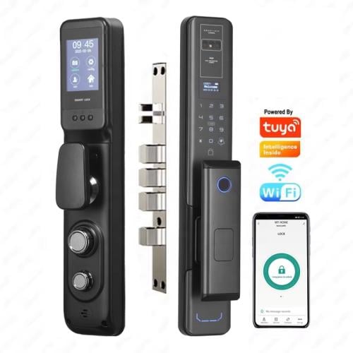 قفل أمان ذكي للأبواب – كاميرا مدمجة وتحكم عن بُعد...