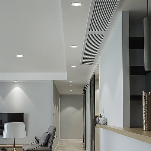 مصابيح سبوت لايت سقف 10 مصابيح لون اصفر