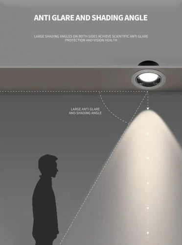 سبوت لايت مانع التوهج 7 سم واط