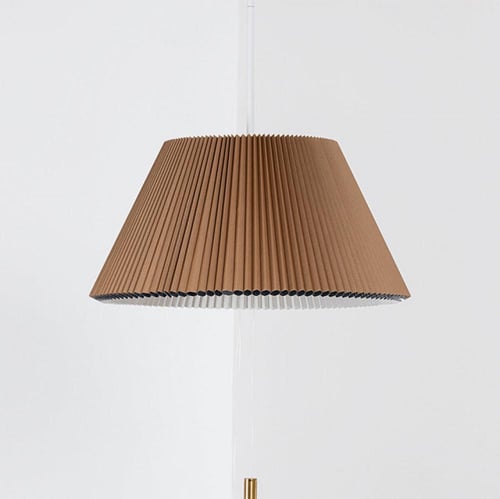 ثريا مفردة علاقية متعددة الاشكال باللون البني مع ا...