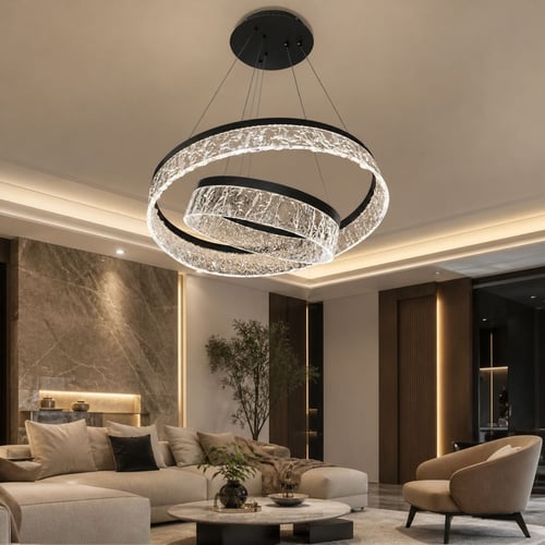 نجف مودرن أسود 500+300 - 3164