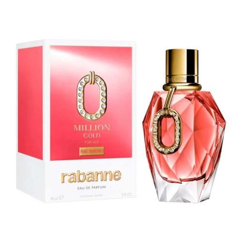 عطر مليون جولد رابان بيور دايموند نسائي او دي بارفيوم - 90 مل