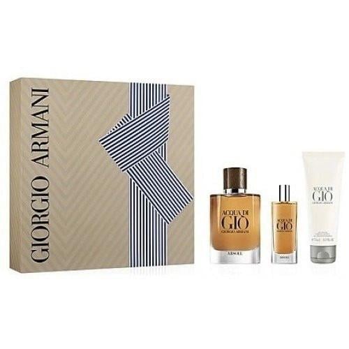 طقم ارماني اكوا دي جيو ابسولو الرجالي بارفيوم عطر...