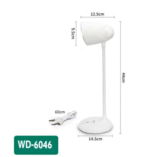 ابجورة ومصباح مكتبي قابل لإعادة الشحن مريح للعين