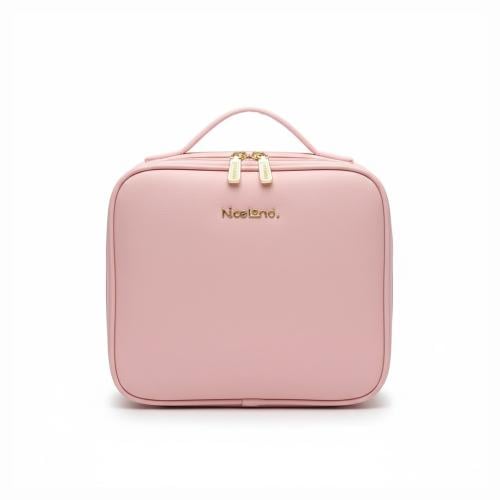 حقيبة مكياج مع مرآة بإضاءة LED