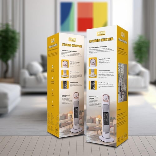 دفاية كهربائية بقوة 2000 واط – تدفئة سريعة وأمان ع...