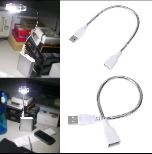 كيبل تمديد USB مرن مع أنبوب معدني