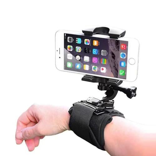 حامل هاتف محمول يثبت على المعصم يمكن استخدامه لتثب...