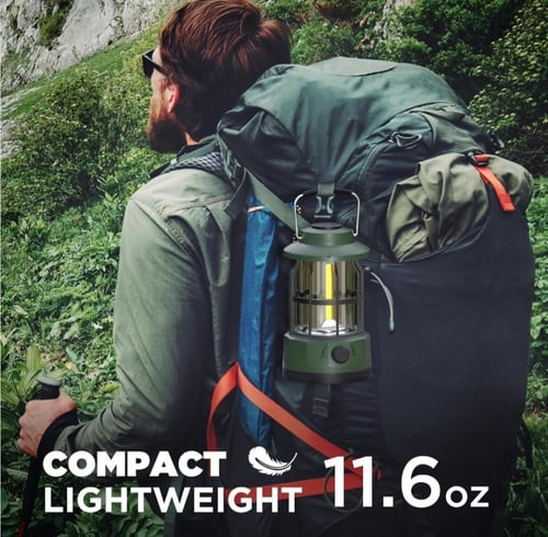 مصباح فانوس يدوي محمول للتخييم والبر