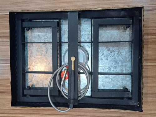 موقد غاز حديدي مفرد قابل للطي للطهي والتسخين مقاس...