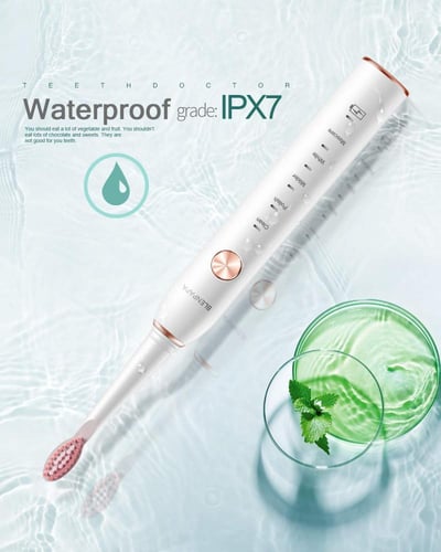 فرشاة أسنان كهربائية دينكس عالية للبالغين مع رؤوس...