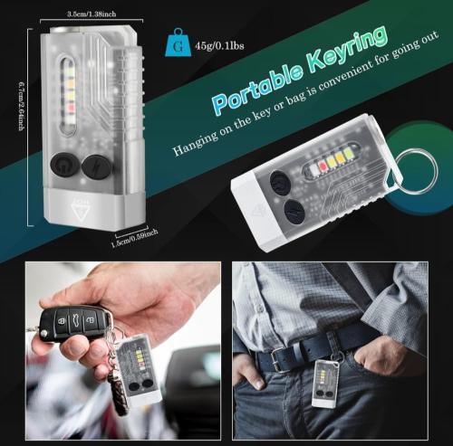 كشاف وميدالية كشاف سفتي شمعتين قوية V10