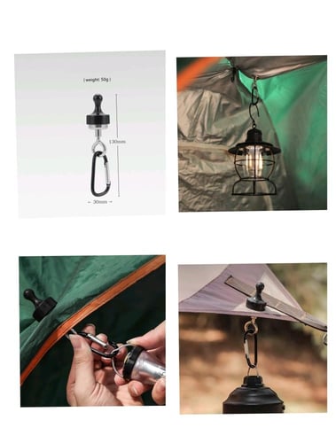 خطاف مغناطيسي متعدد الاستخدامات مع حلقة تسلق