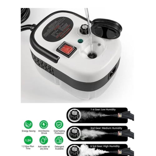 منظف بخاري محمول بقوة 2500 واط - جهاز تنظيف عالي ا...