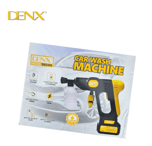 ماكينة غسيل سيارات لاسلكية بضغط عالٍ من DENX، مودي...