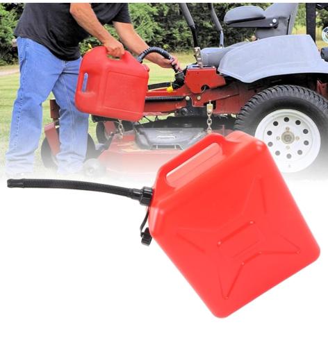 خزان وقود محمول سعة 10 لتر مع أنبوب تعبئة