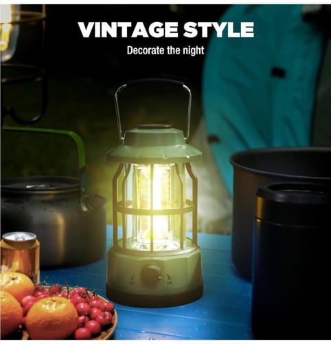 مصباح فانوس يدوي محمول للتخييم والبر